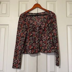 WILD FABLE -- Floral Blouse